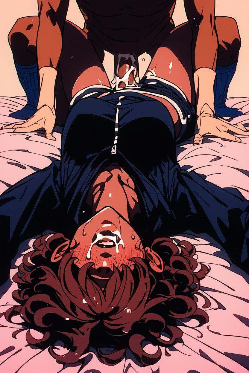 Detailed Body, Detailed Face, Cum Overflowing From Pussy Hentai AI Porn