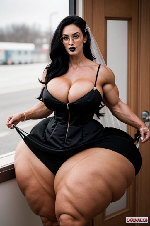 Hyper Giantess Goddess, Big Mouth, MuscularAI黄漫