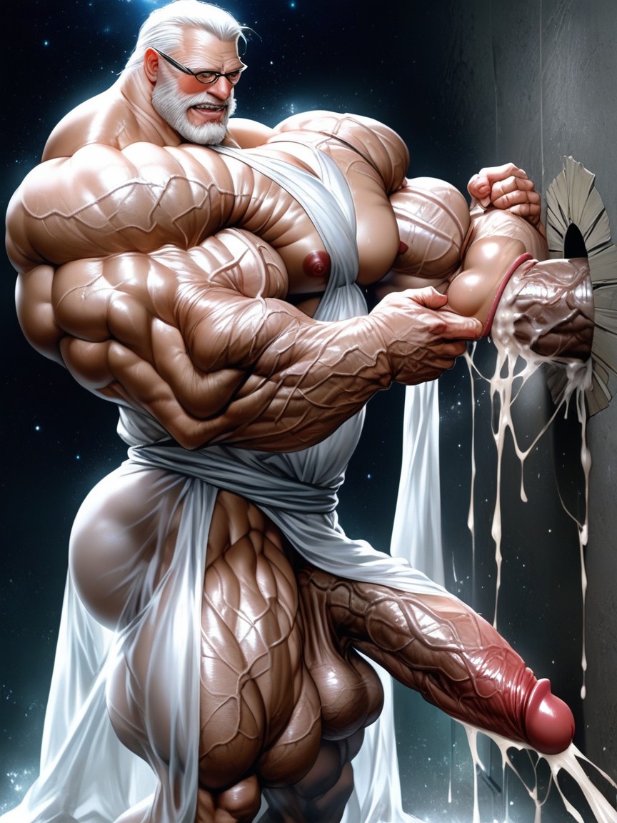 Octane Render, Wide Shoulders, Glowing Balls AI Gay Porn