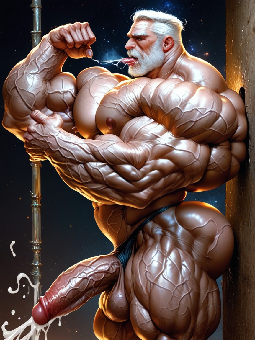 Huge Penis, Absurd Res, Lots Of Saliva AI Gay Porn