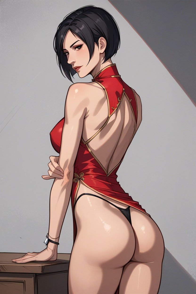 18+, From Behind, Ada Wong From Resident Evil헨타이 AI 포르노