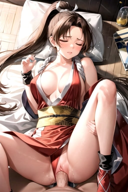 Pechos Medianos, Culo Mediano, Mai Shiranui (the King Of Fighters)Hentai IA