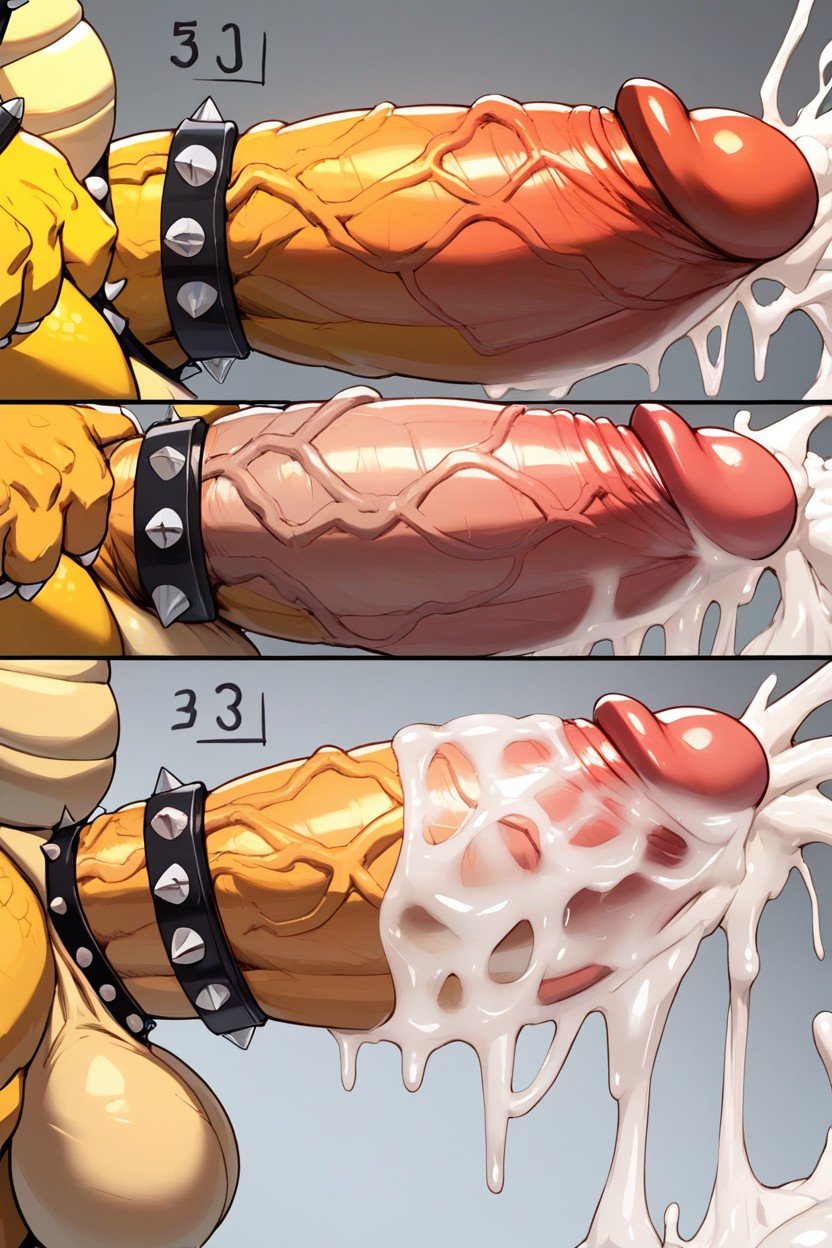 Penis Size Chart, Cum Covered Big Cock, Hyper Cum ShotFurry IA