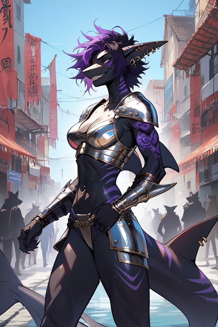 Black Hair, Slutty Armor, 藍色時分AI獸人黃片