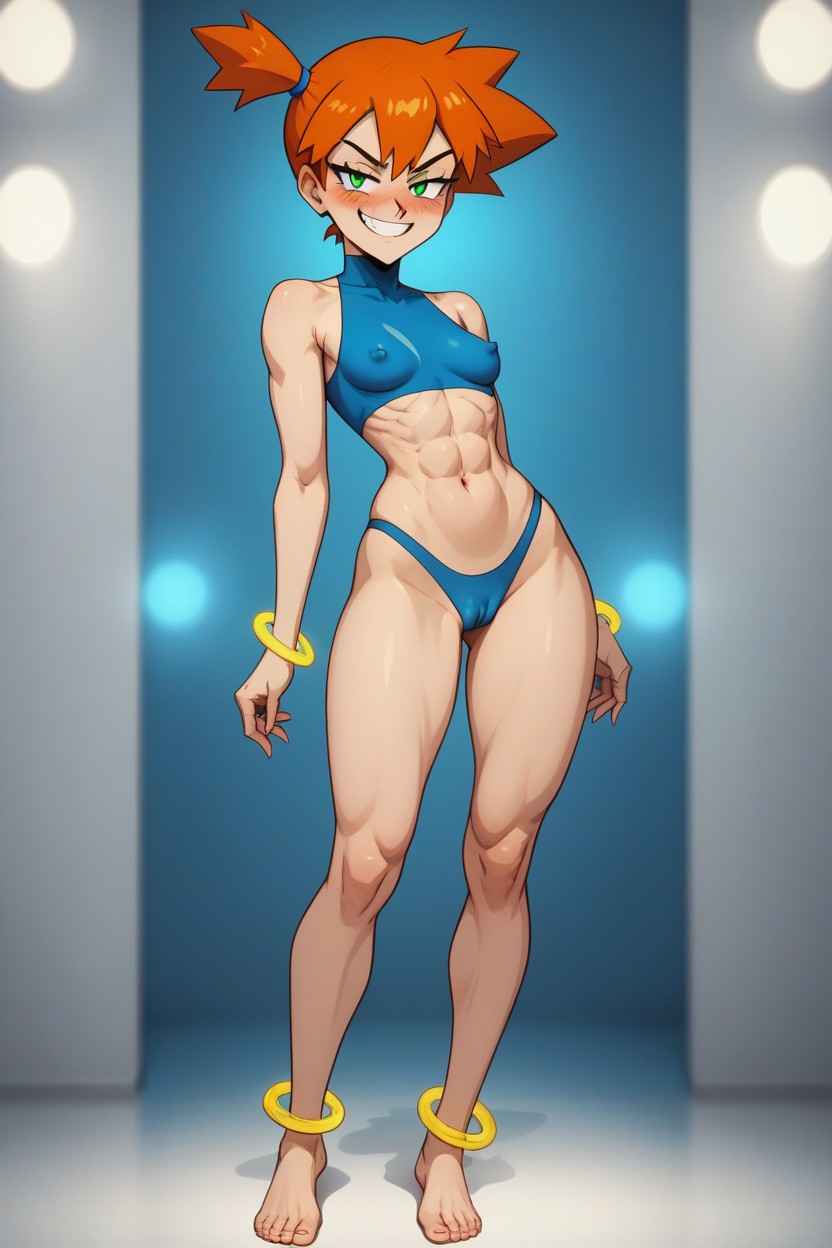Smug Expression, Large Face, Camel Toe AI Porn