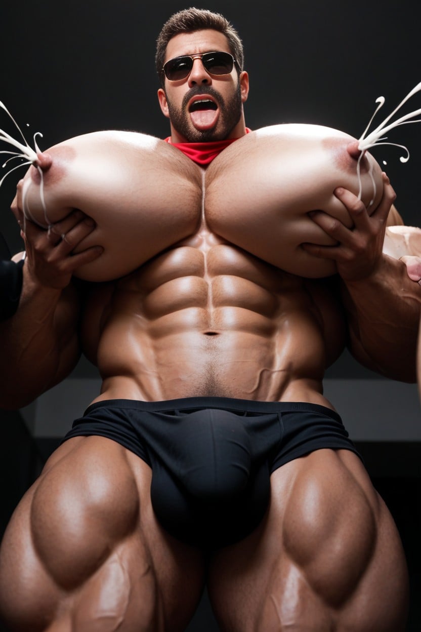 18+, Grabbing Boobs, Gigantic AI Gay Porn