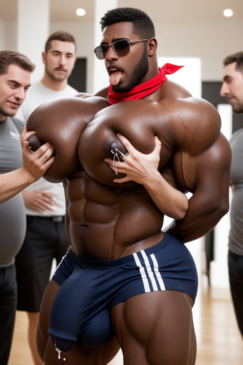 Gigantic, Extremely Large Ass, Grabbing Boobs AI Gay Porn