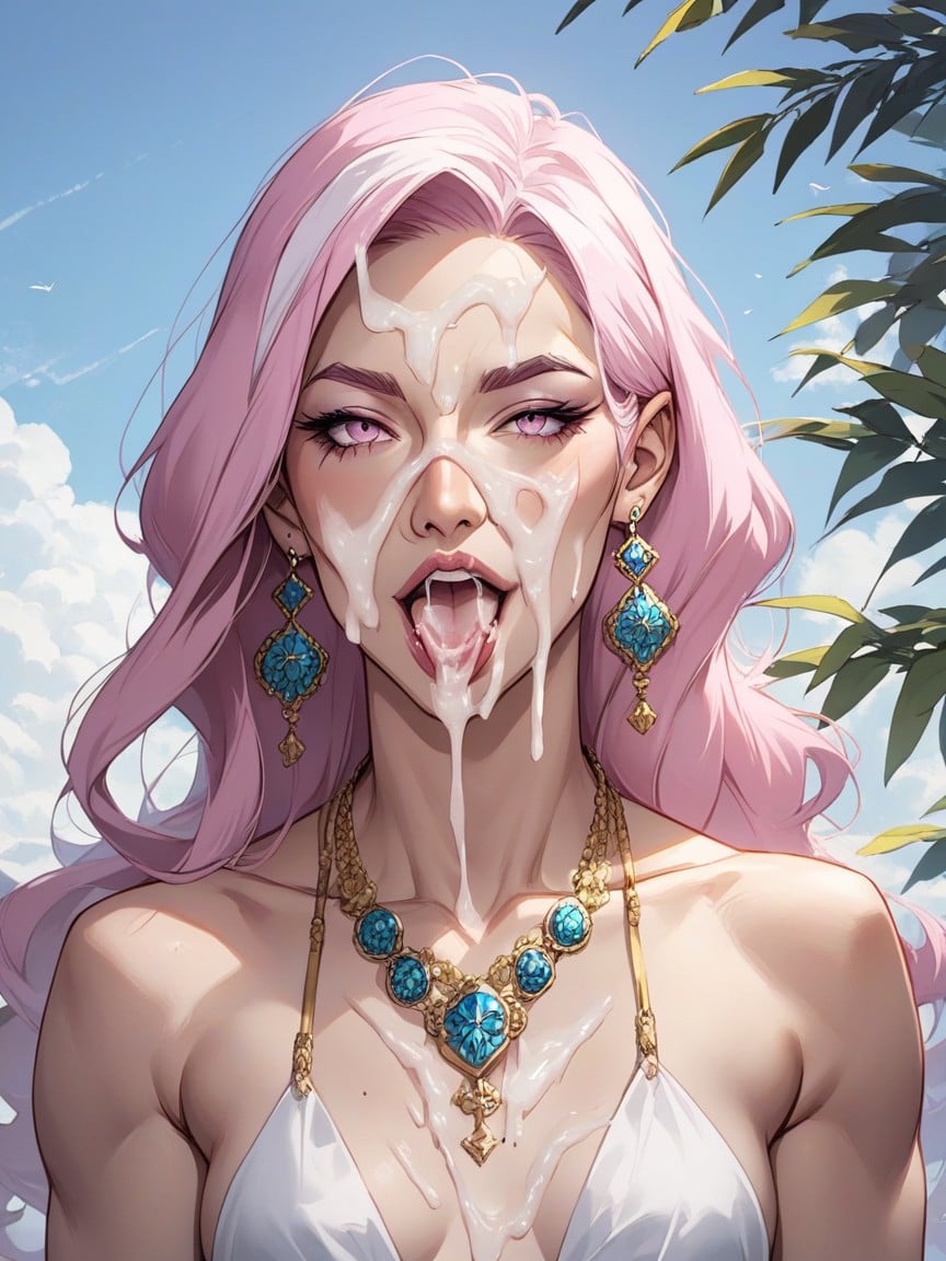 Excessive Facial, Belle Delphine, 18+ファーリーAIポルノ