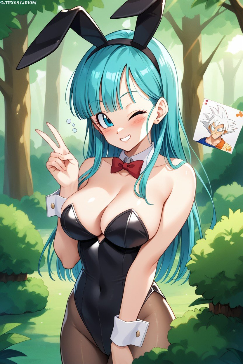 Poitrine Moyenne, Bulma From Dragon Ball, ForêtPorno IA Hentai