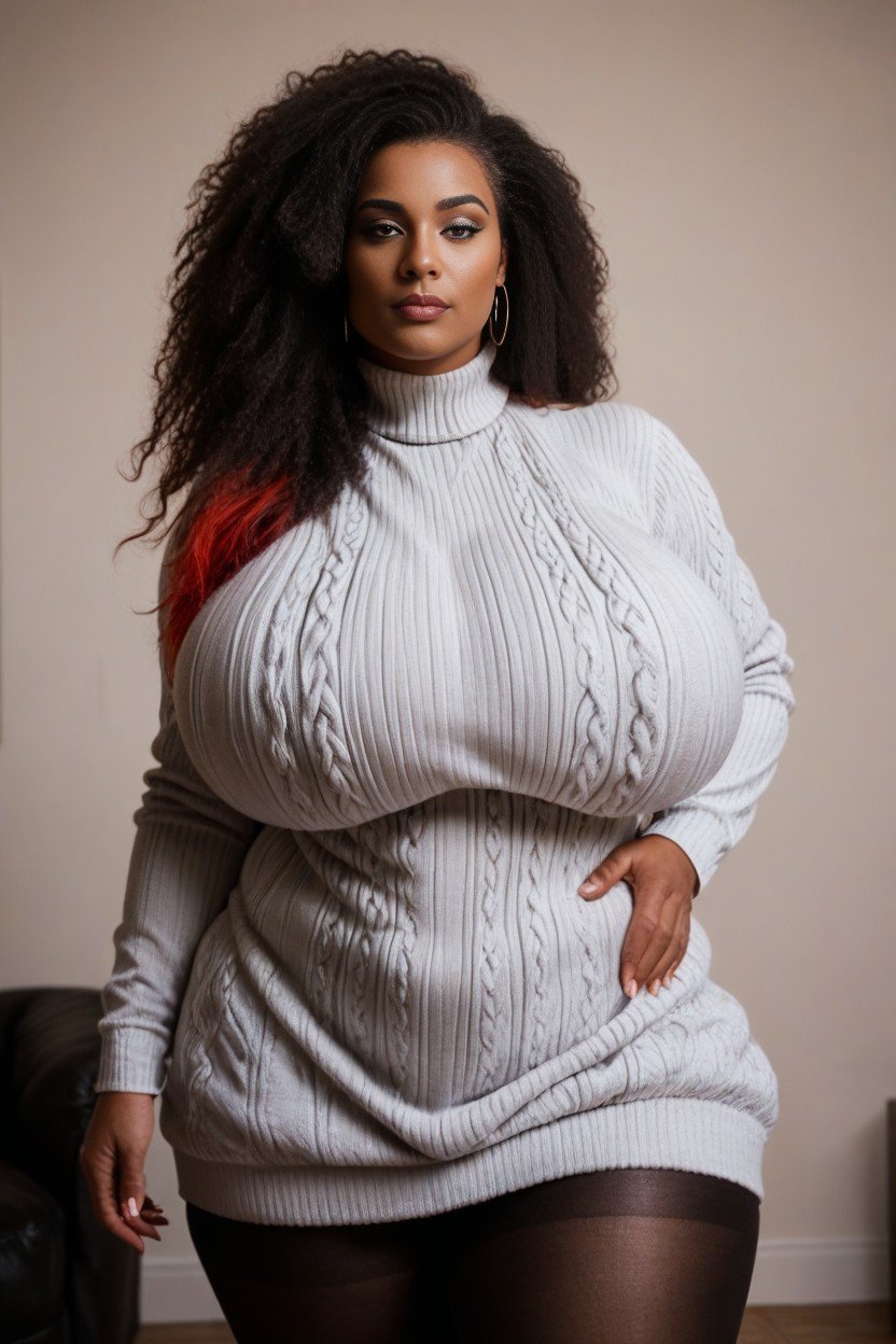 Legging, Ssbbw, Afro Travesti IA Pornô