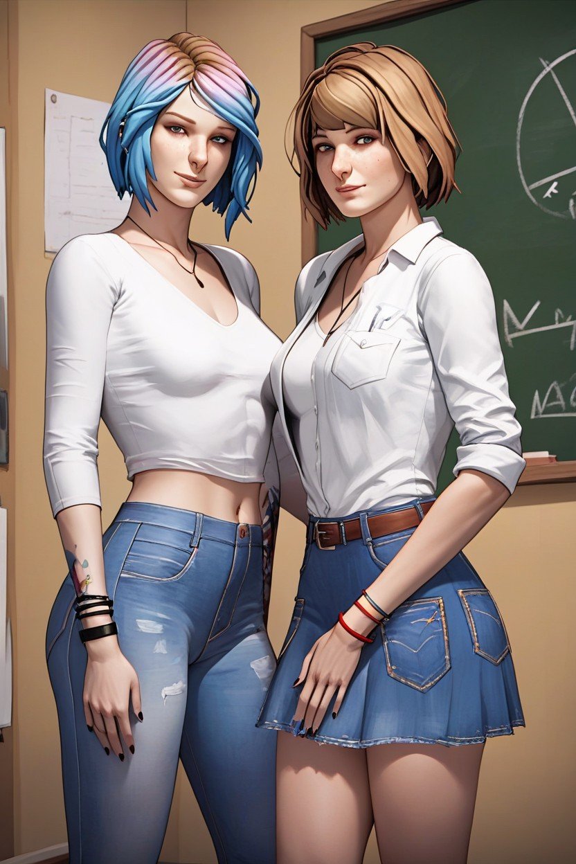 Original Outfit, Chloe Price From Life Is Strange, Chloe Tattoos Shemale AI Porn