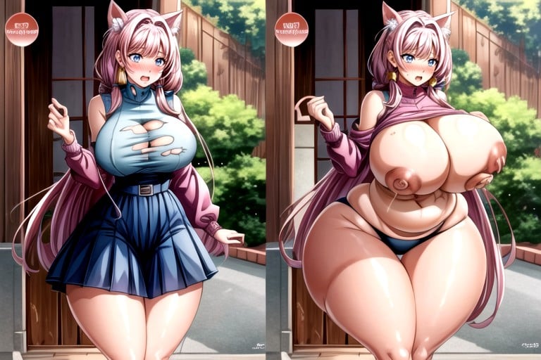 Unreal Absurdly Hyper Gargantuan Fat Expanding Swelling Enlarging Larger Boobs, Then And Now Comparison Side By Side Of Her Much More Hyper Enlarged Pawg Fattened Hourglass Body Figure, 添加細節sites.postSEOTitles