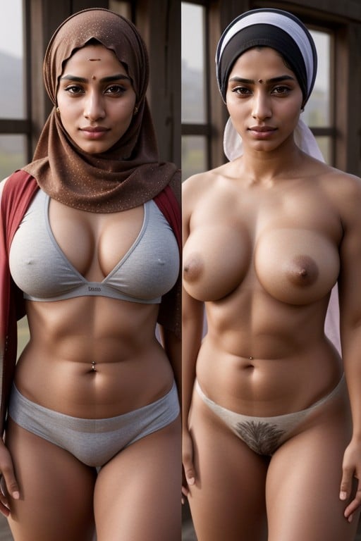 South Asian, Brown Woman, Medium Ass Hentai AI Porn