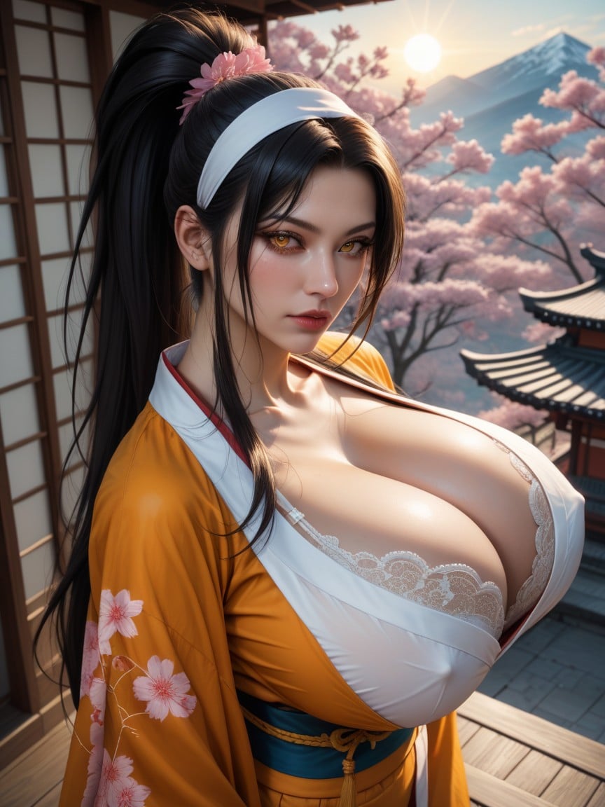 Hyper Huge Massive Breast, 18+, Kimono Furry AI Porn