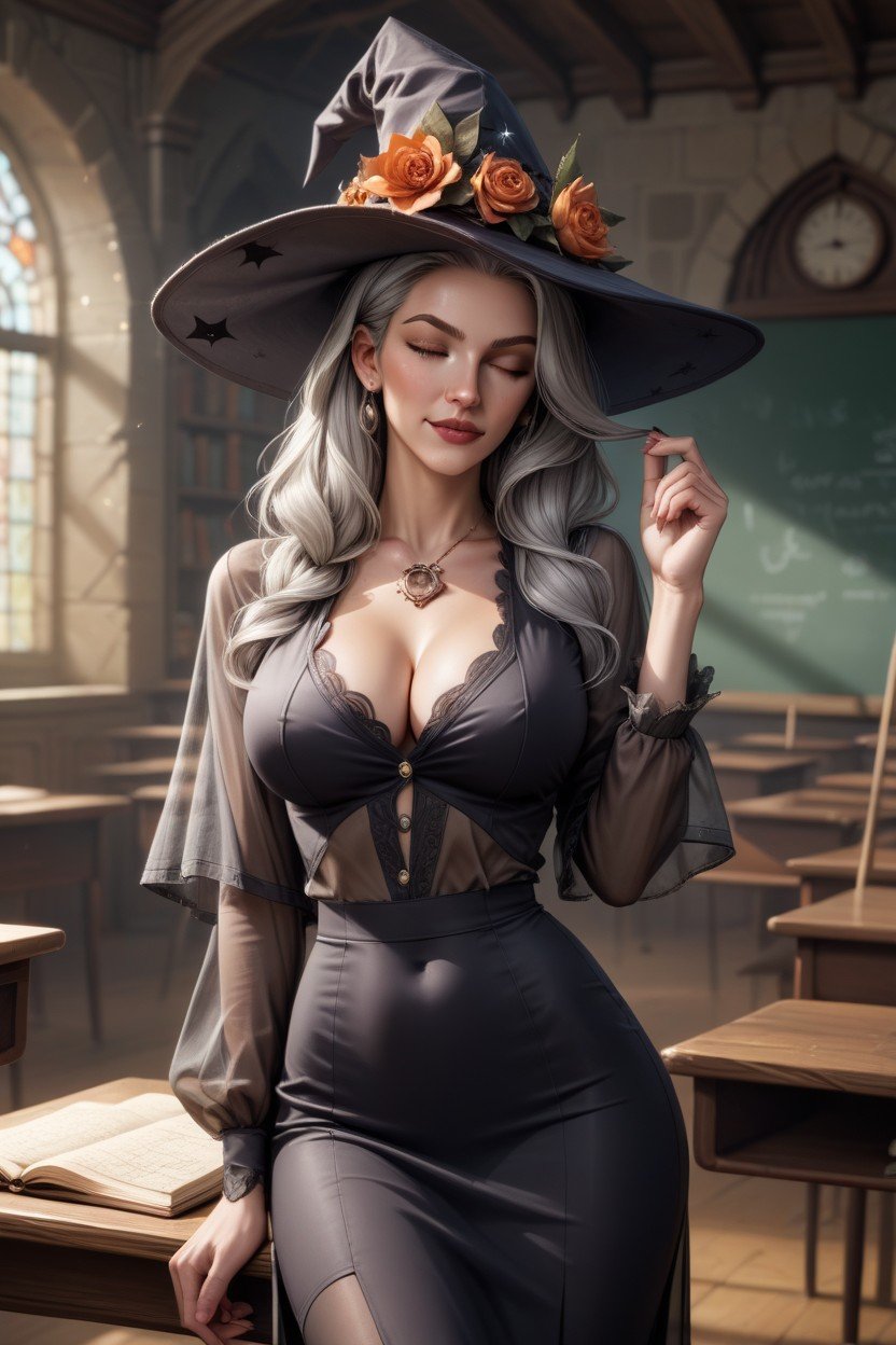 Teacher, 18+, Witchs Hat퍼리 AI 포르노