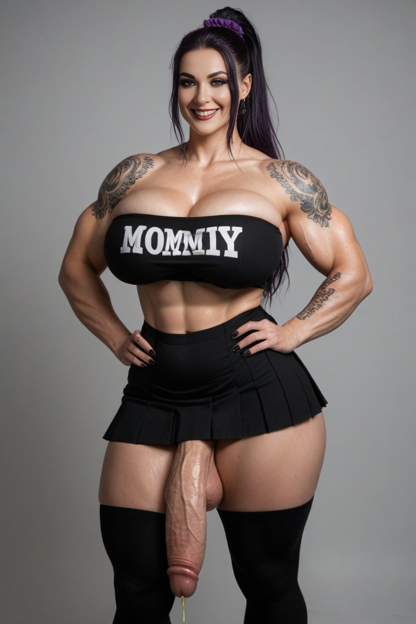 Impossibly Wide Cock With Immense Girth, Tall Bulky Widest Amazonian Body, Sweaty AI Porn
