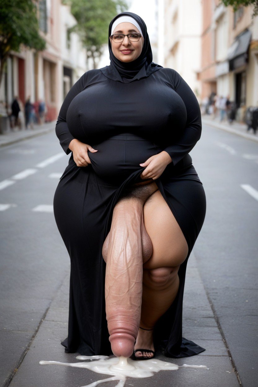 Obese, Gigantesque, ExhibitionistPorno IA transsexuelle