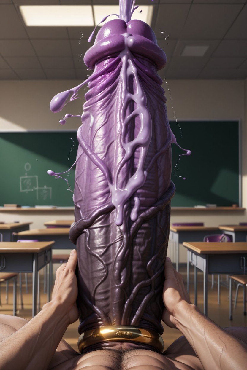 Excessive Purple Cum, Lots Of Cum, Hyper Cock ExtendingニューハーフAIポルノ