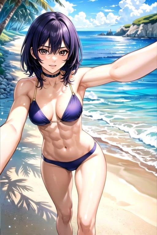 Muscular Definition, Manga In Color, Straight Long Shemale AI Porn