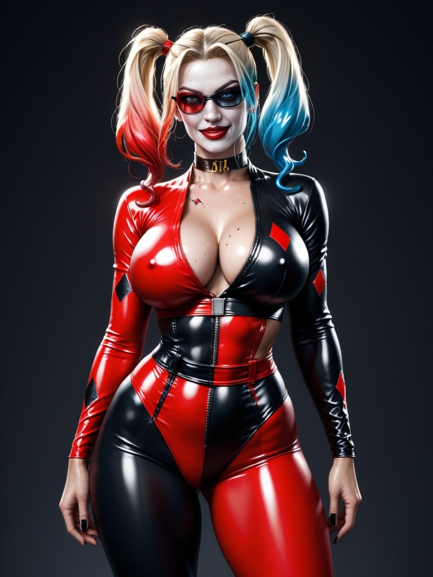 忍者, サングラス, Harley QuinnヘンタイAIポルノ