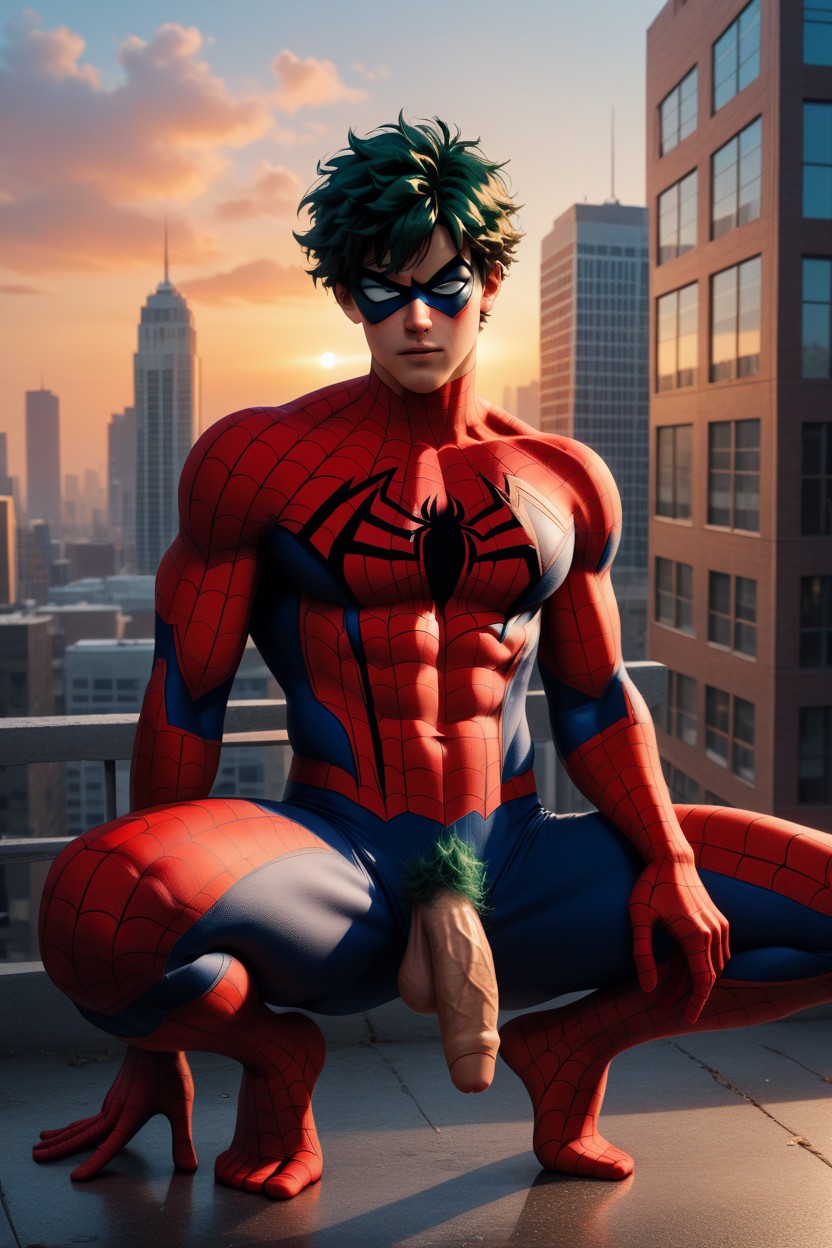 No Shirt, Foreskin, Crop Top Costume AI Gay Porn