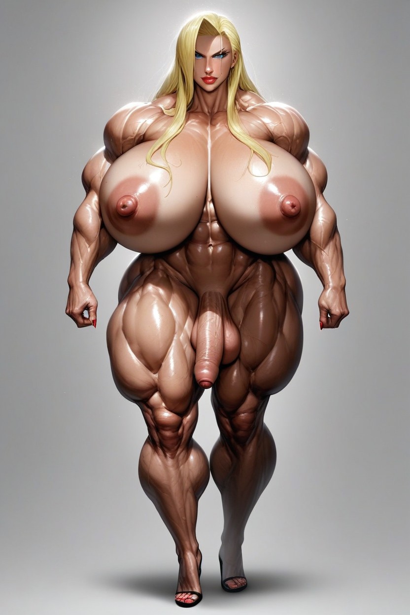 Large Labia, Hyper Calves, 粗大腿 人妖AI黃片