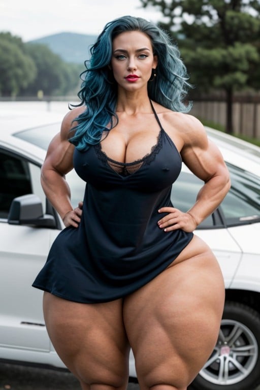 Muscular Striated, Fully Clothed, Extremely Tall Asian AI Porn