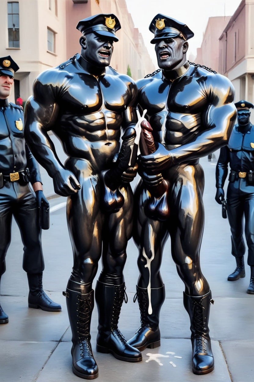 Cocks, Captured, Orgasm AI Gay Porn