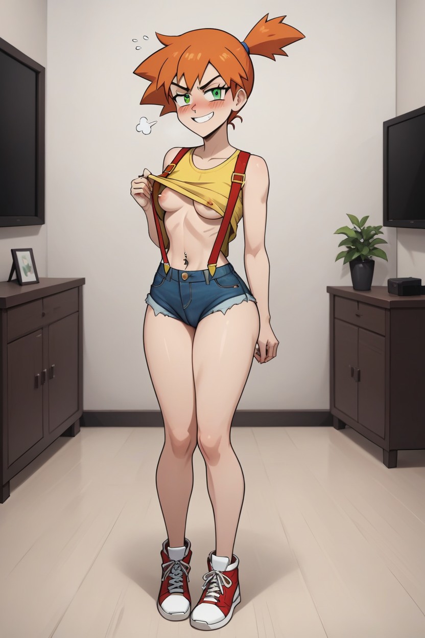 Ultra Detailed Face, Arched Back, Visible Ribs AI Porn