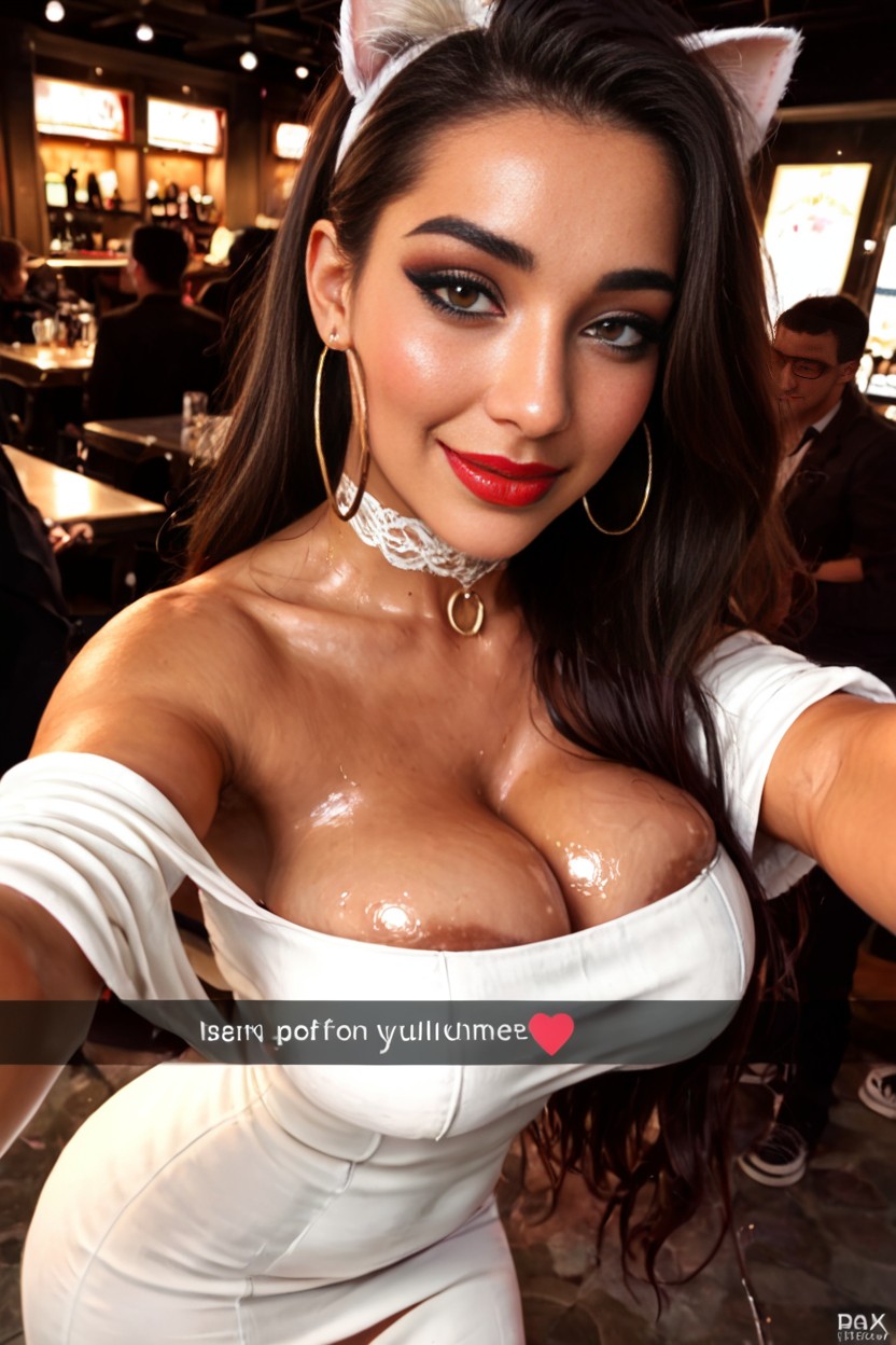 Dark, Red Lipstick, Night AI Porn
