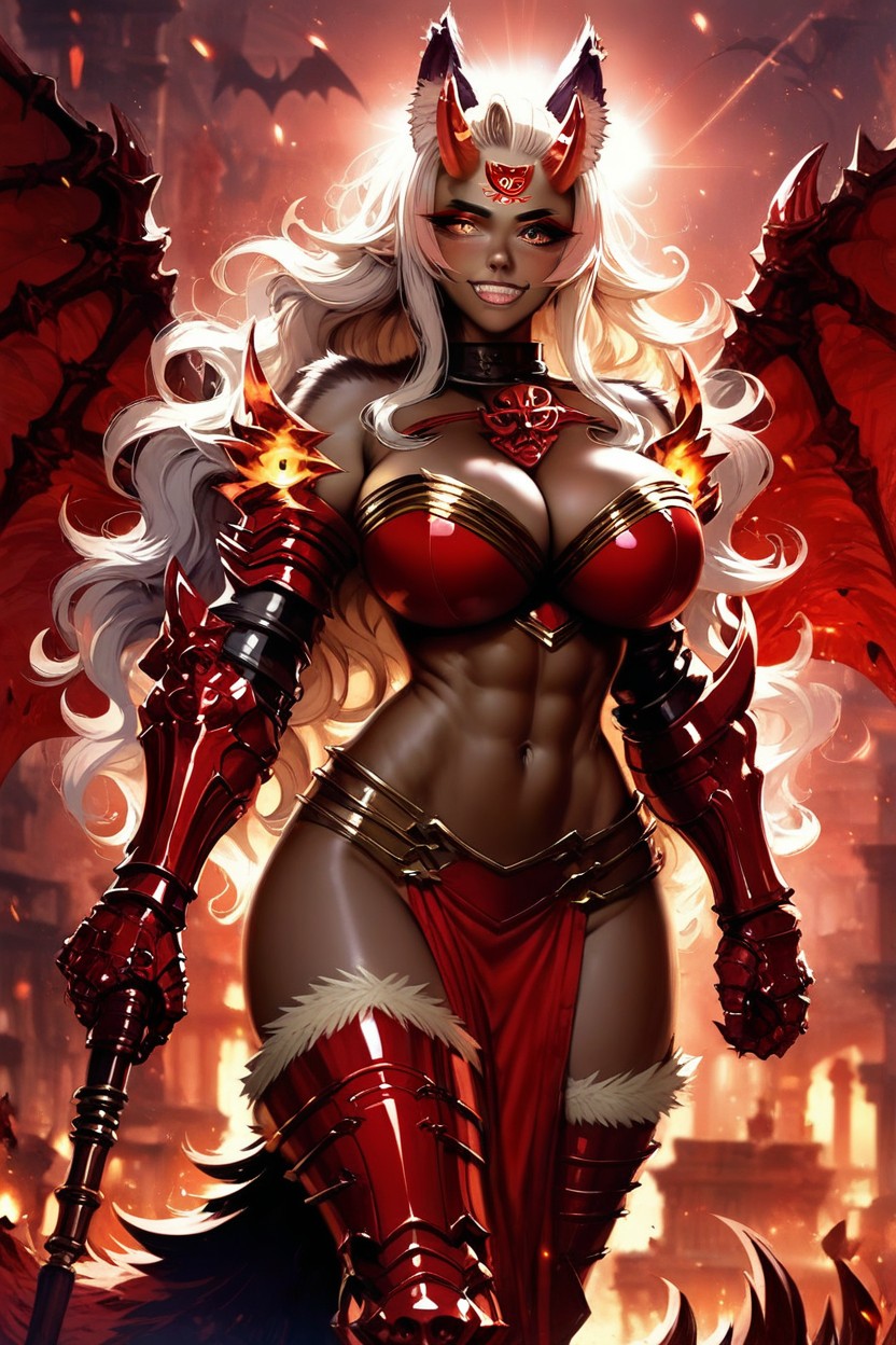 Red Sclera, Forest, Add Detail Hentai AI Porn