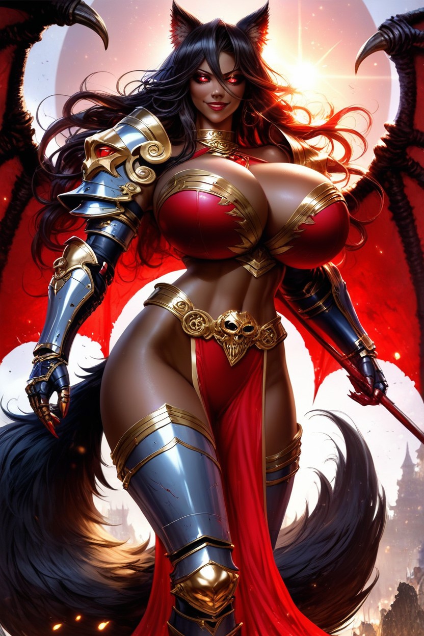 Busty, Big Ass, Arm Armor Hentai AI Porn