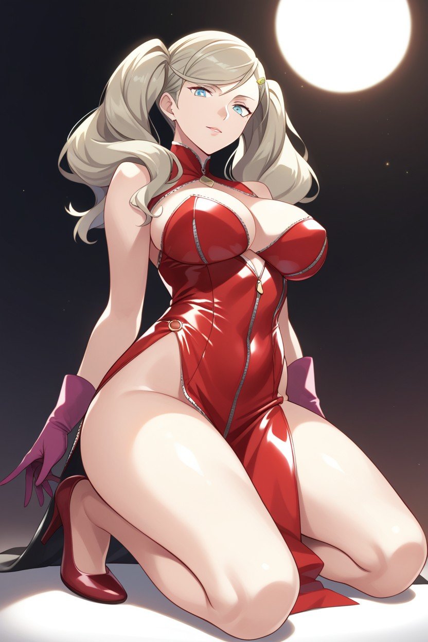 Pretty Face, Ann Takamaki From Persona, Dark RoomPorno IA Hentai