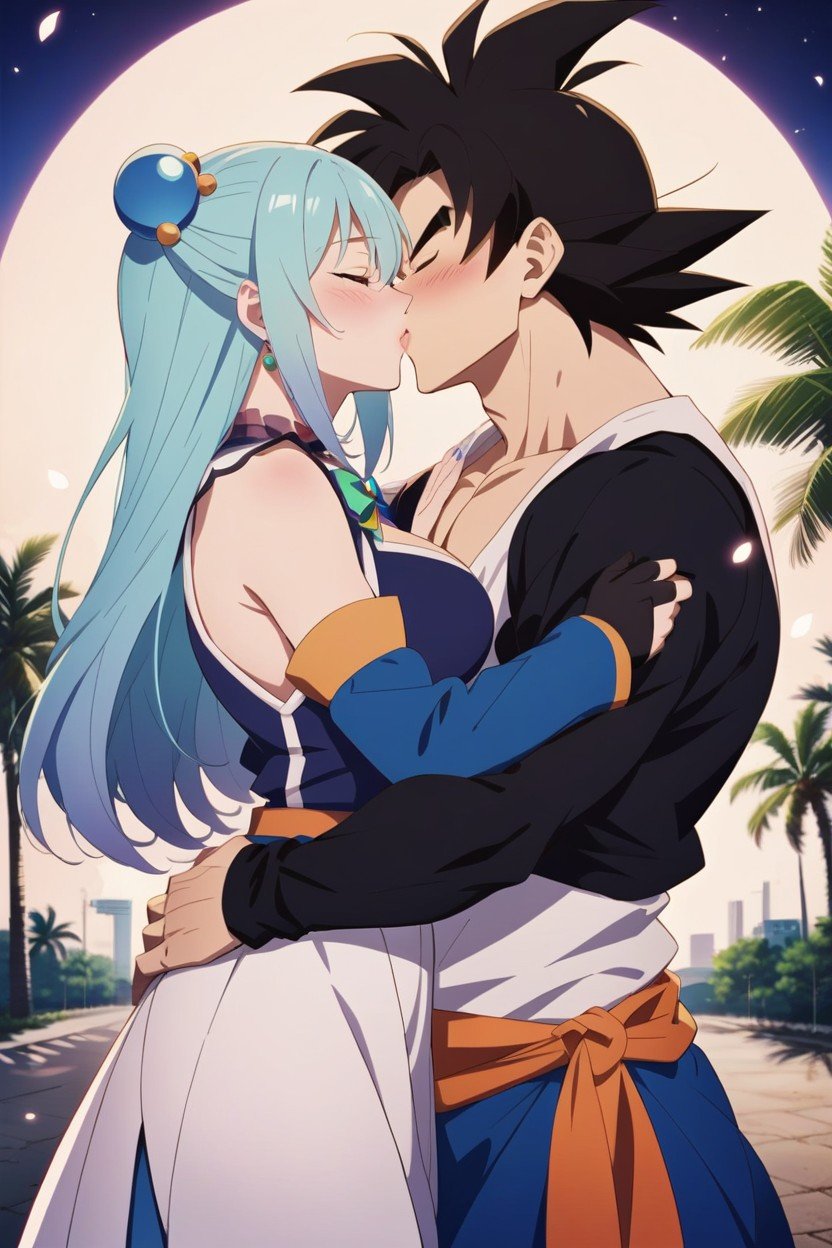 18+, Kisses, Goku Black Has Black HairヘンタイAIポルノ