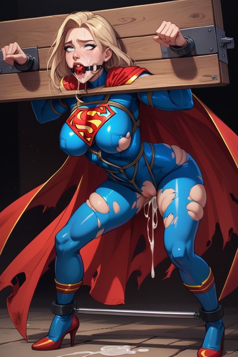 Alone, Supergirl, Panel Comics AI Porn