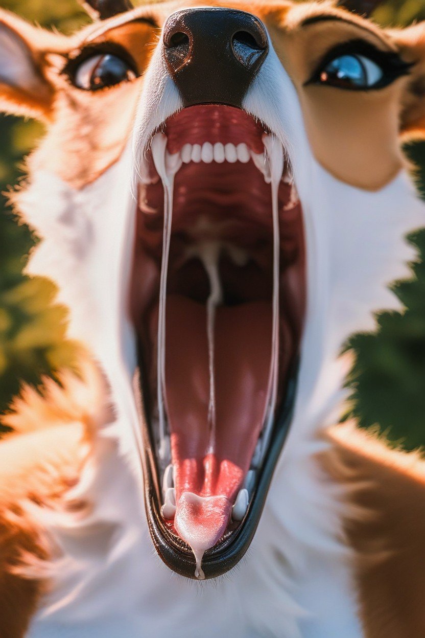 Maw Shot, Detailed Fur, OutdoorsFurry IA