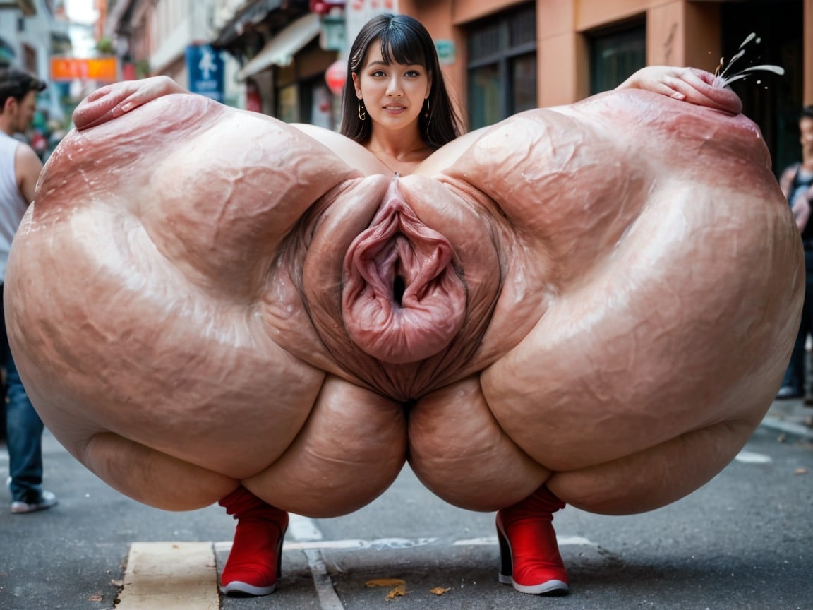 Vagina Bulging, East Asian Female Hd Face, 18+ AI Porn