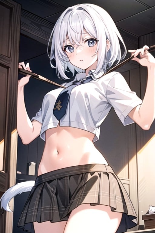 Uniform, 18+, Navel Exposed Hentai AI Porn