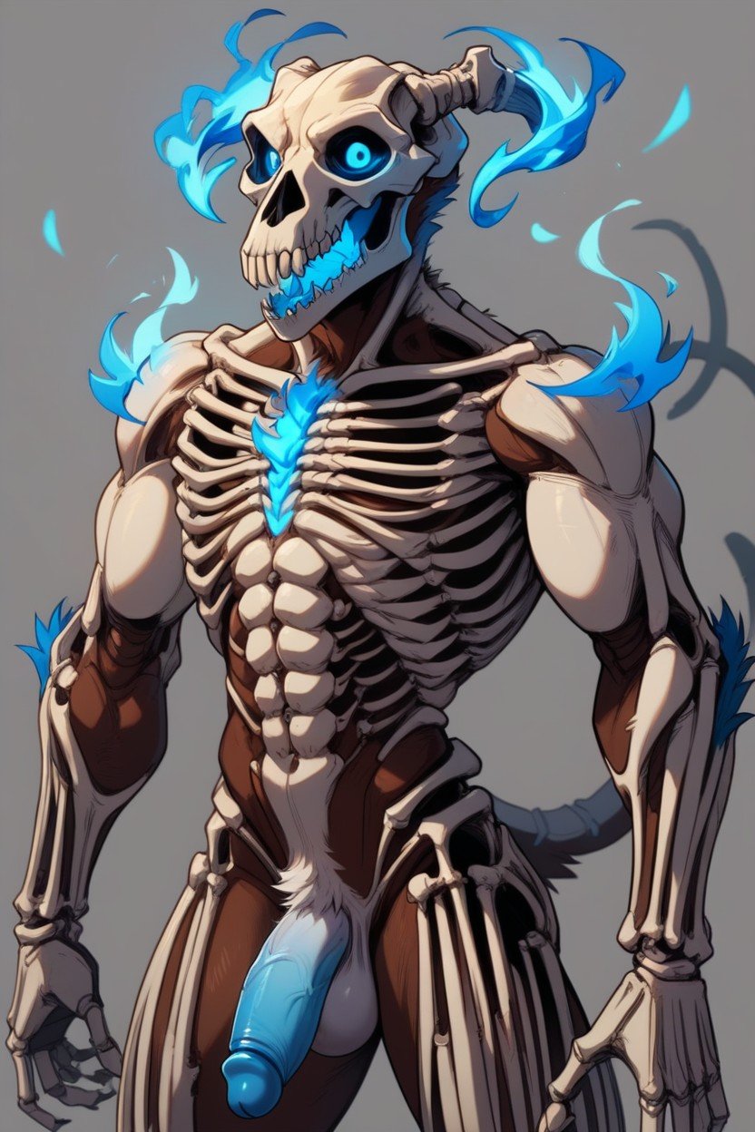 Bones, 1人, Skeletal DickファーリーAIポルノ