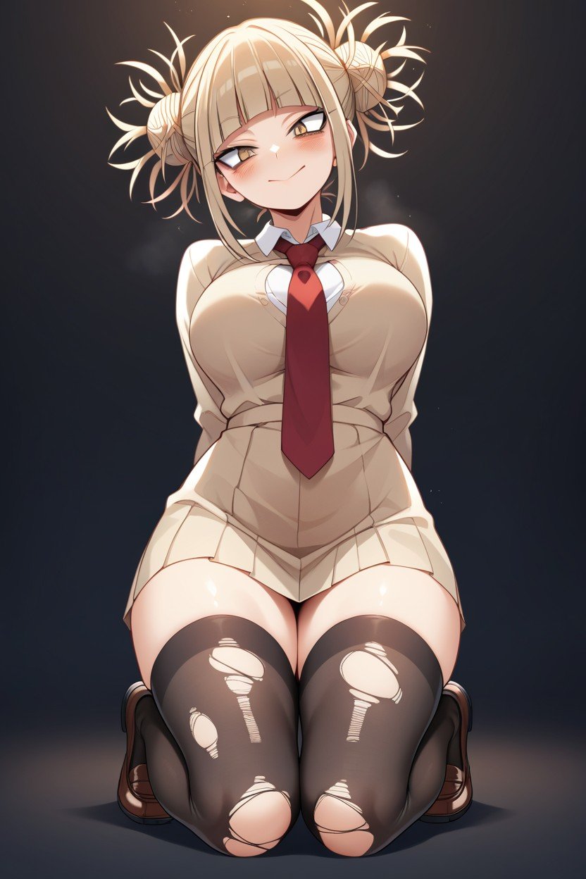 雙臂放在背後, 全身, Toga Himiko From My Hero AcademiaAI黃漫