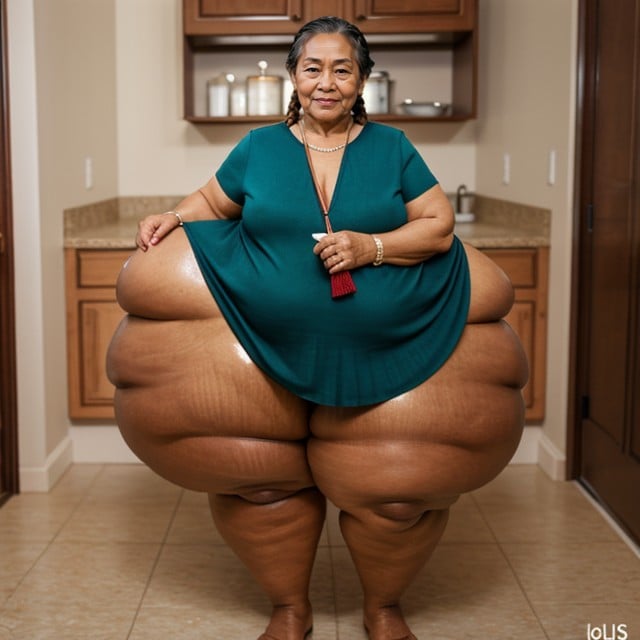 하이퍼 하체 무거운, Ssbbw Biggestfilipina Granny, 60+게이 AI 포르노