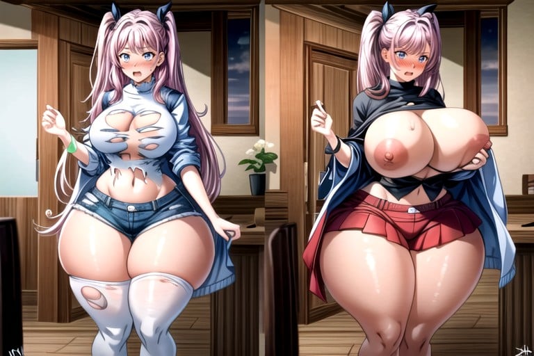 18+, Unreal Absurdly Hyper Gargantuan Fat Expanding Swelling Enlarging Larger Boobs, Her Hyper Fat Body Growing And Growing And Growing So Much Absolutely Absurdly Hyper Fatter Sexier More Filled Out Body Figure Furry AI Porn