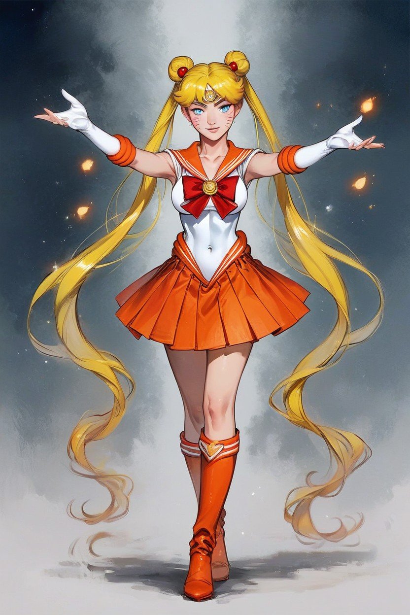 Sailor Venus Costume, Debout, 18+Porno IA Hentai