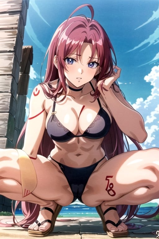 Beach And Sea, Abs, Brown EyesPorno IA Hentai