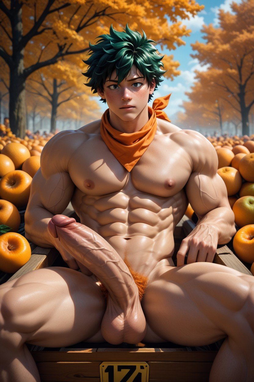 Huge Balls, Abs, Exposed CockゲイAIポルノ