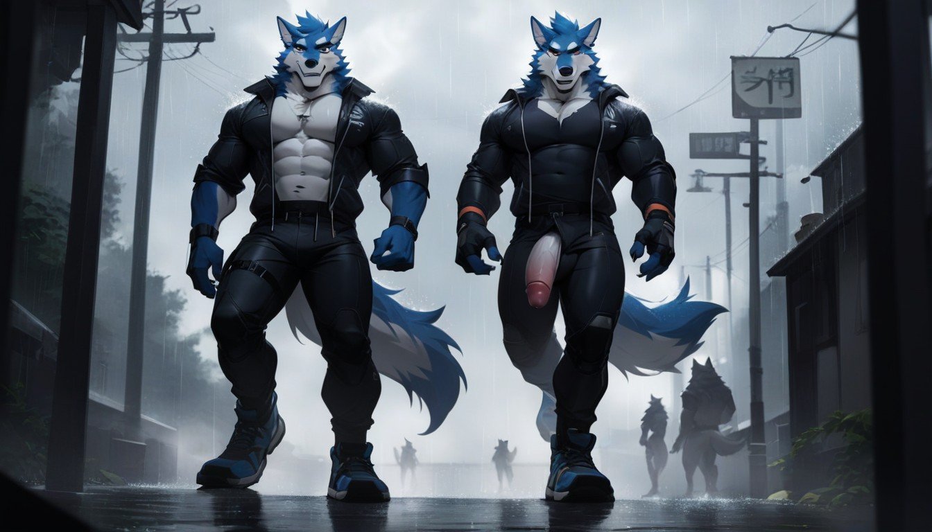 Gay Wolf, Cinématique, Il PleutPorno IA Furry