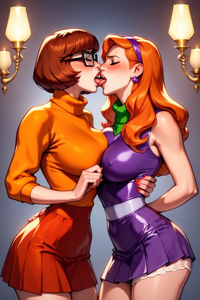 ウエストショット, Daphne Blakescooby Doo, Tight ClothesゲイAIポルノ