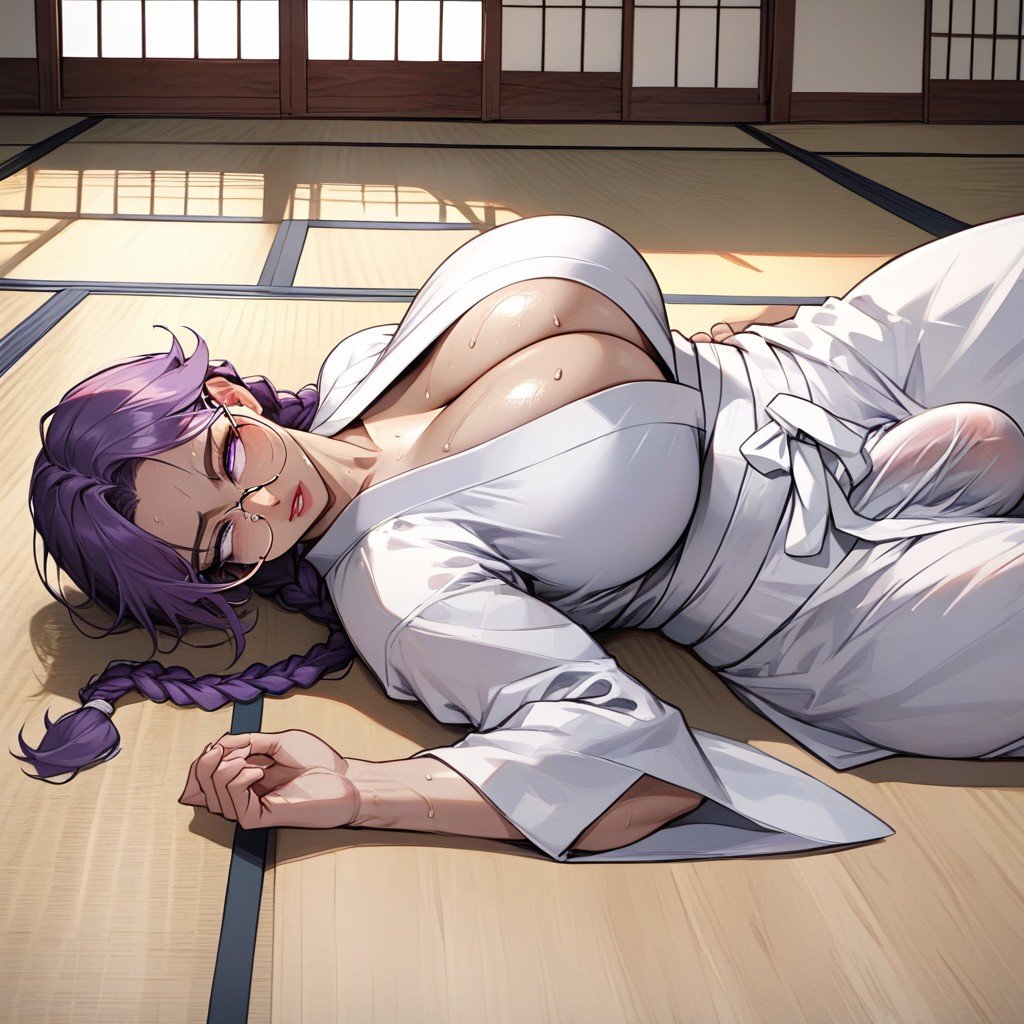 Braids, Massive Breasts, Karate Outfit퍼리 AI 포르노