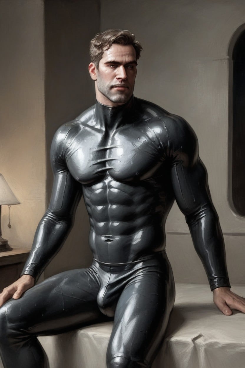 A Lone, Wet Stain Begins To Spread At The Peak Of His Bulge, Lost In The Throes Of An Intense Dream A Dream So Vivid AI Gay Porn