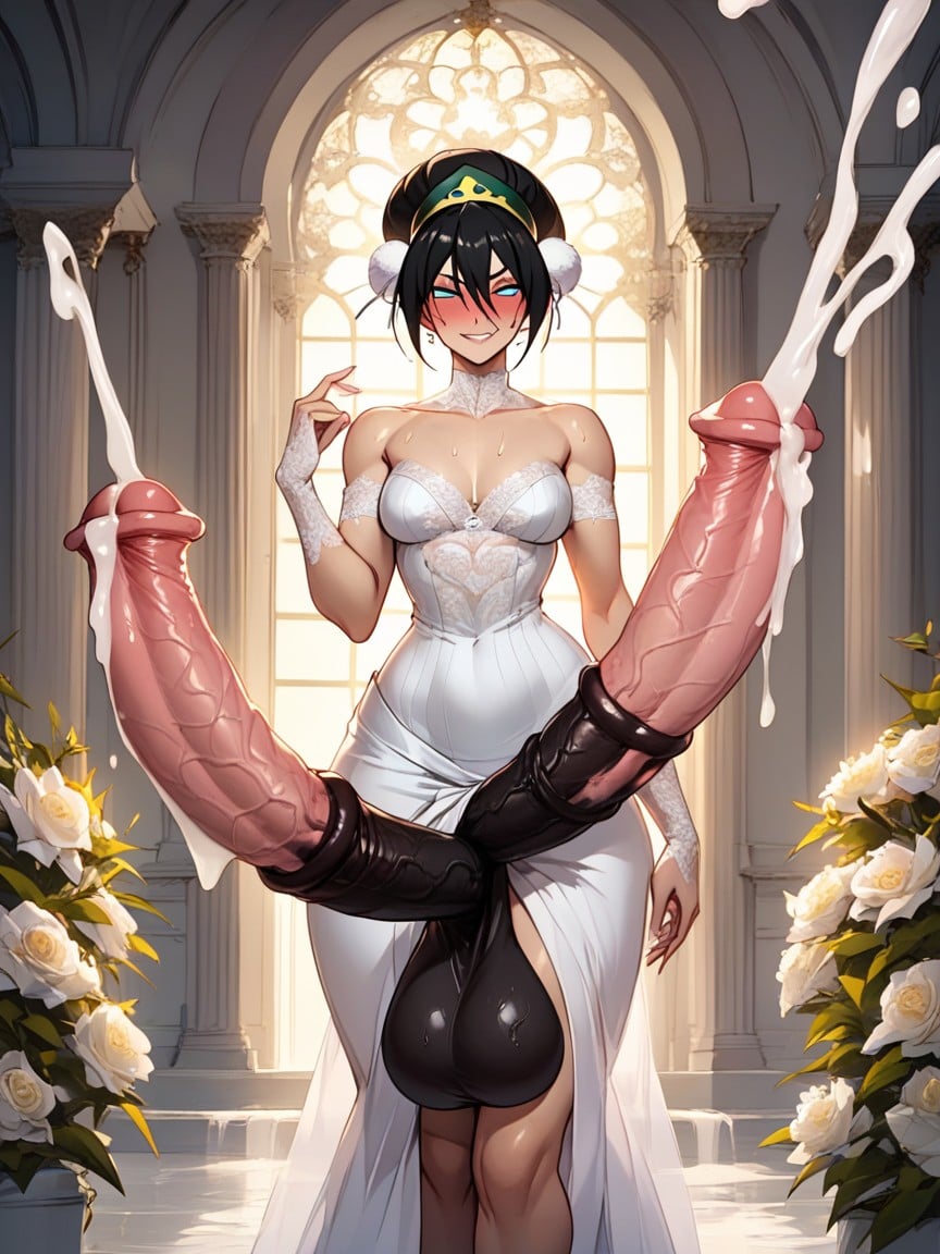 Small Ass, Erect Penis, Wedding Furry AI Porn